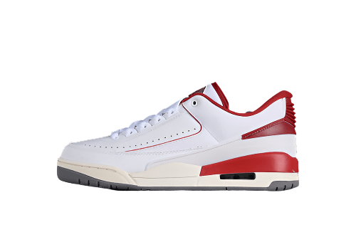 AIR JORDAN 2/3 RETRO WHITE/VARSITY RED/SAIL/CEMENT GREY - Prime Reps