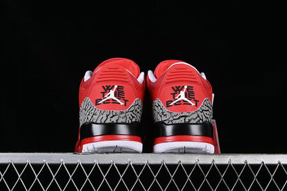 AIR JORDAN 3 BLACK/RED/GREY - Prime Reps