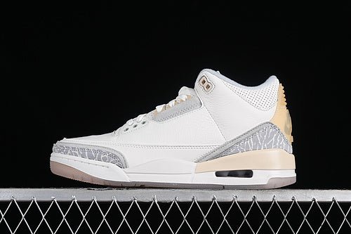 AIR JORDAN 3 CRAFT IVORY IVORY/GREY MIST/CREAM - Prime Reps