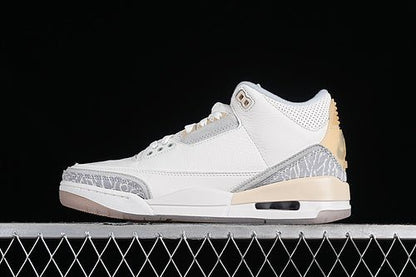 AIR JORDAN 3 CRAFT IVORY IVORY/GREY MIST/CREAM - Prime Reps