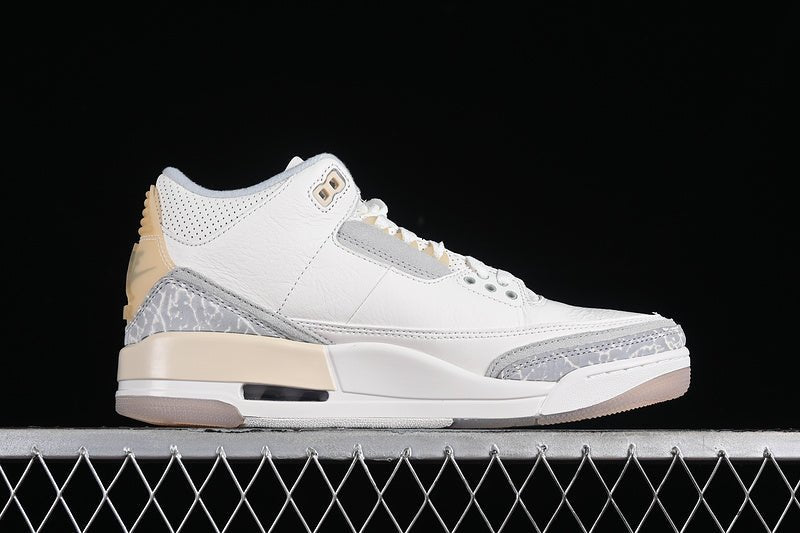 AIR JORDAN 3 CRAFT IVORY IVORY/GREY MIST/CREAM - Prime Reps