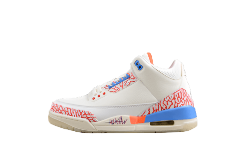 AIR JORDAN 3 MR TRIPLE DOUBLE PE WHITE/RED/BLUE - Prime Reps