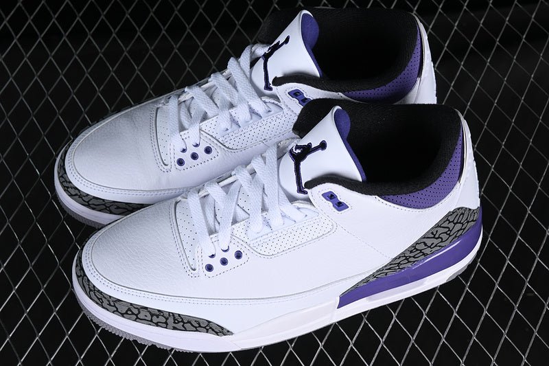 AIR JORDAN 3 PINE GREEN WHITE/BLACK/GREY/PURPLE - Prime Reps