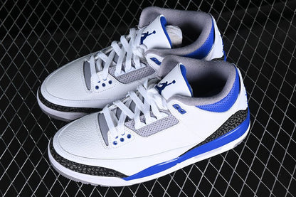 AIR JORDAN 3 RACER BLUE WHITE/GREY/BLACK/BLUE - Prime Reps