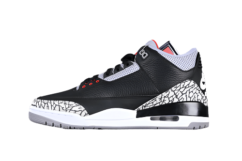 AIR JORDAN 3 RETRO BLACK CEMENT 2018 WHITE/BLACK/GREY - Prime Reps