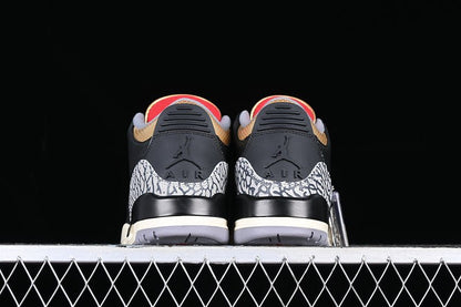 AIR JORDAN 3 RETRO BLACK/FIRE RED/METALLIC GOLD/CEMENT GREY - Prime Reps