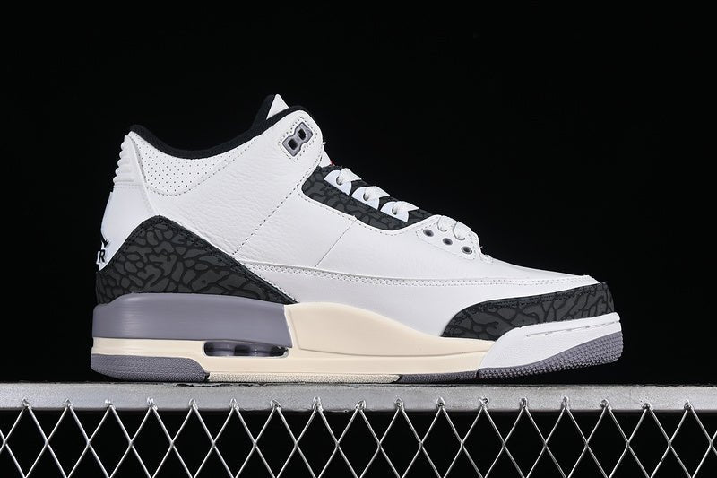 AIR JORDAN 3 RETRO CEMENT GREY WHITE/GREY/BLACK - Prime Reps