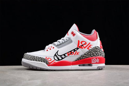 AIR JORDAN 3 RETRO FIRE RED WHITE/BLACK/GREY/RED - Prime Reps