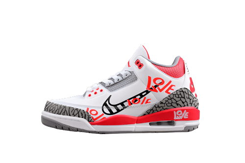 AIR JORDAN 3 RETRO FIRE RED WHITE/BLACK/GREY/RED - Prime Reps