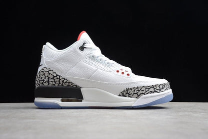 AIR JORDAN 3 RETRO FREE THROW LINE WHITE CEMENT WHITE/BLACK - Prime Reps