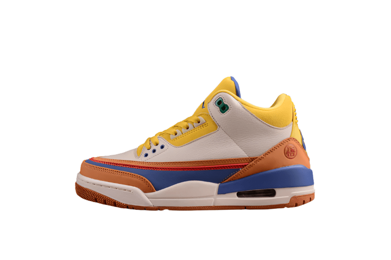 AIR JORDAN 3 RETRO GOKU BROWN/YELLOW/BEIGE/BLUE - Prime Reps