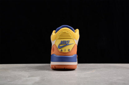 AIR JORDAN 3 RETRO GOKU BROWN/YELLOW/BEIGE/BLUE - Prime Reps