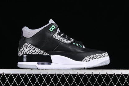 AIR JORDAN 3 RETRO GREEN GLOW BLACK/GREEN GLOW/WOLF GREY/WHITE - Prime Reps