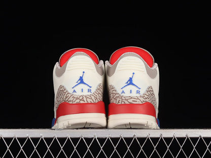 AIR JORDAN 3 RETRO GS INTERNATIONAL FLIGHT SAIL/SPORT ROYAL - FIRE RED - Prime Reps