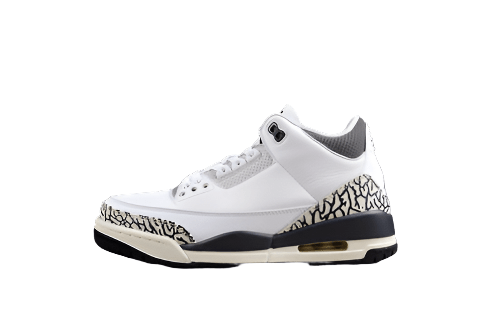 AIR JORDAN 3 RETRO GS WHITE/BLACK/IRON/LIGHT ASH GREY/SAIL/CEMENT GREY - Prime Reps