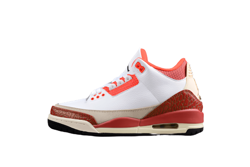 AIR JORDAN 3 RETRO GS WHITE/BLACK/MARS STONE/TEAM ORANGE - Prime Reps