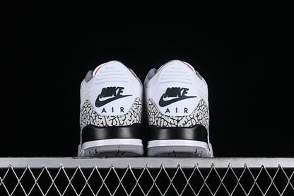 AIR JORDAN 3 RETRO JTH NRG WHITE/FIRE RED - BLACK - WHITE - Prime Reps