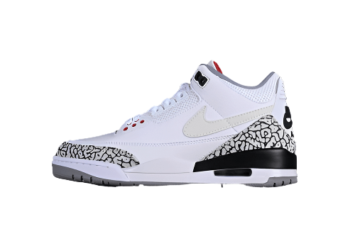 AIR JORDAN 3 RETRO JTH NRG WHITE/FIRE RED - BLACK - WHITE - Prime Reps