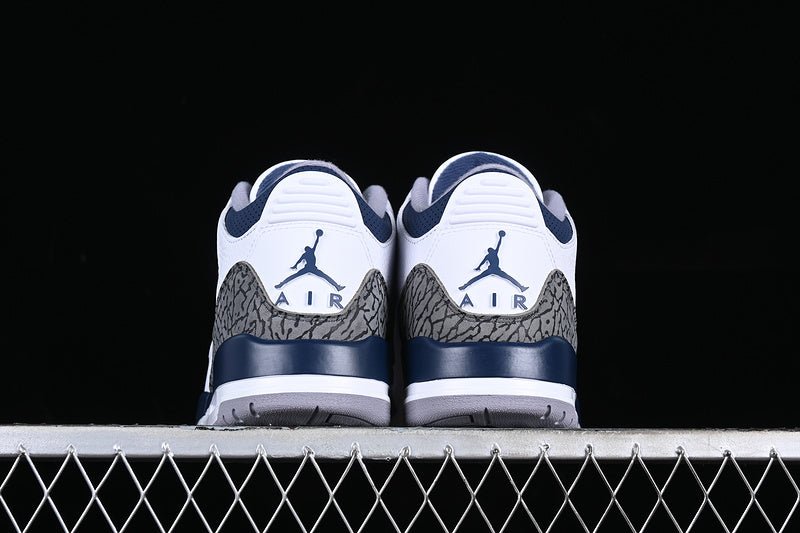 AIR JORDAN 3 RETRO MIDNIGHT NAVY WHITE/BLACK/GREY/BLUE - Prime Reps