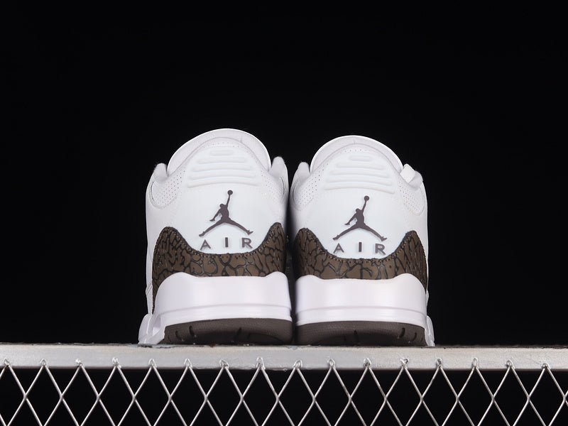 AIR JORDAN 3 RETRO MOCHA WHITE/CHROME - DARK MOCHA - Prime Reps