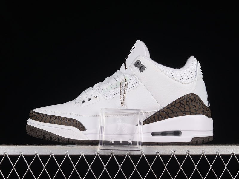 AIR JORDAN 3 RETRO MOCHA WHITE/CHROME - DARK MOCHA - Prime Reps