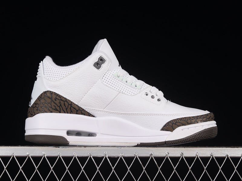 AIR JORDAN 3 RETRO MOCHA WHITE/CHROME - DARK MOCHA - Prime Reps