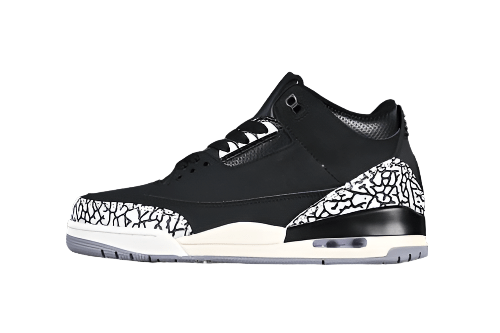 AIR JORDAN 3 RETRO OFF NOIR WHITE/BLACK/GREY - Prime Reps