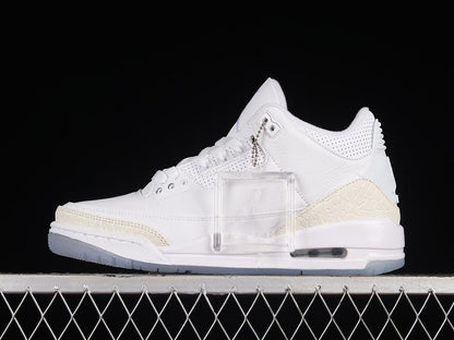 AIR JORDAN 3 RETRO PURE MONEY WHITE/WHITE - WHITE - Prime Reps