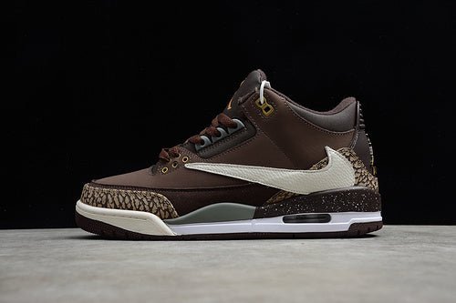 AIR JORDAN 3 RETRO TINKER NRG DARK BROWN/GOLD - BEIGE - Prime Reps