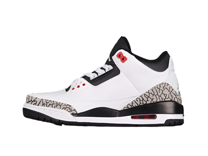 AIR JORDAN 3 RETRO WHITE/BLACK - CMNT GRY - INFRRD 23 - Prime Reps