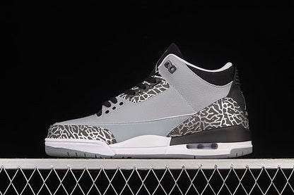 AIR JORDAN 3 RETRO WOLF GREY/BLACK/WHITE - Prime Reps