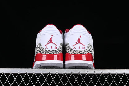 AIR JORDAN 3 SE DENIM WHITE/GREY/RED - Prime Reps