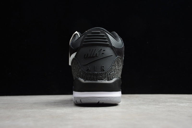 AIR JORDAN 3 TINKER BLACK/CEMENT GREY - METALLIC GOLD - Prime Reps