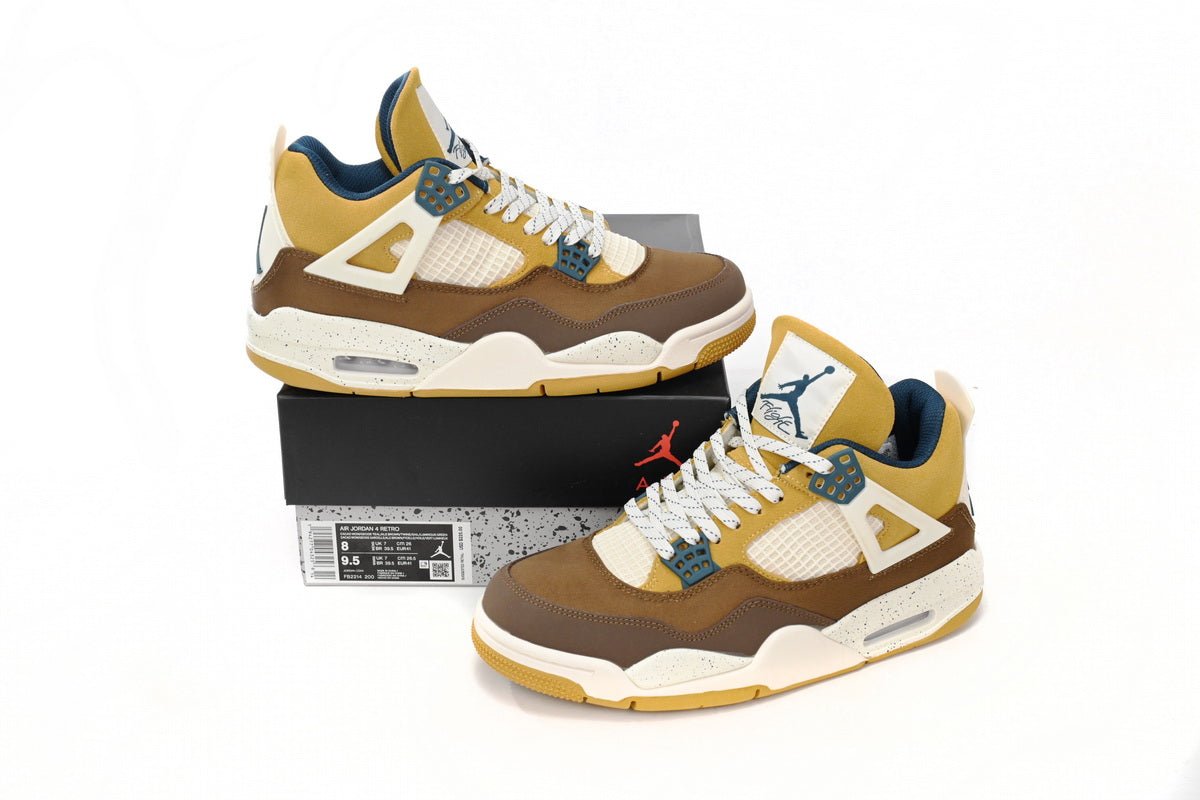 Air Jordan 4 Cacao Wow Brown White - Prime Reps