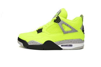 Air jordan 4 Plush Fluorescent Yellow - Prime Reps