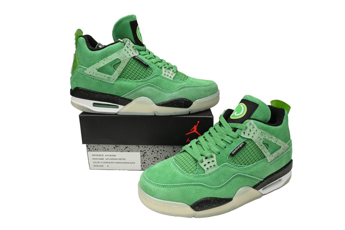 Air Jordan 4 Retro Emerald Green Black - Prime Reps