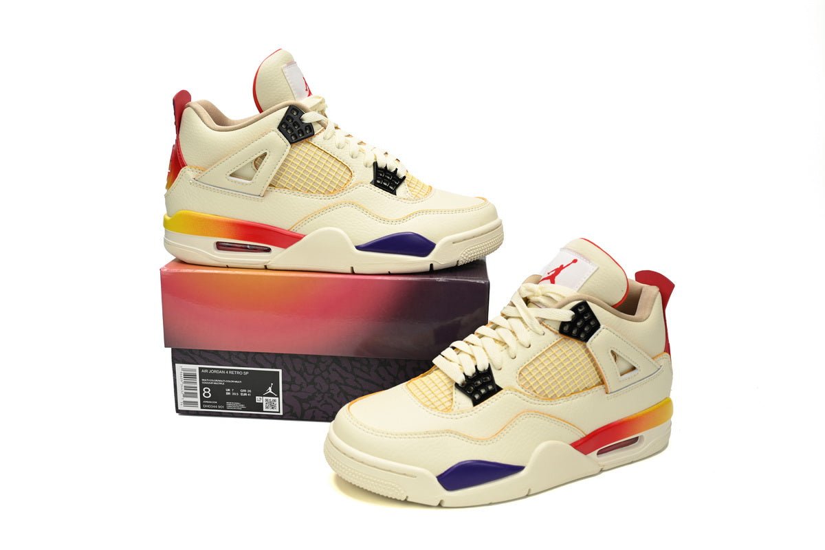 Air Jordan 4 White Blue Red - Prime Reps