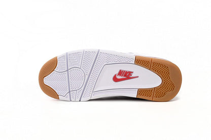 Air Jordan 4 White Red - Prime Reps