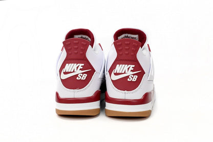 Air Jordan 4 White Red - Prime Reps