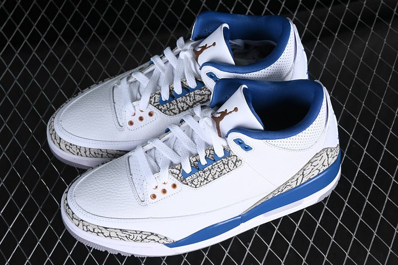 AIR JORDAN RETRO 3 WHITE/GREY/BLACK/BLUE - Prime Reps