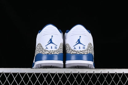 AIR JORDAN RETRO 3 WHITE/GREY/BLACK/BLUE - Prime Reps