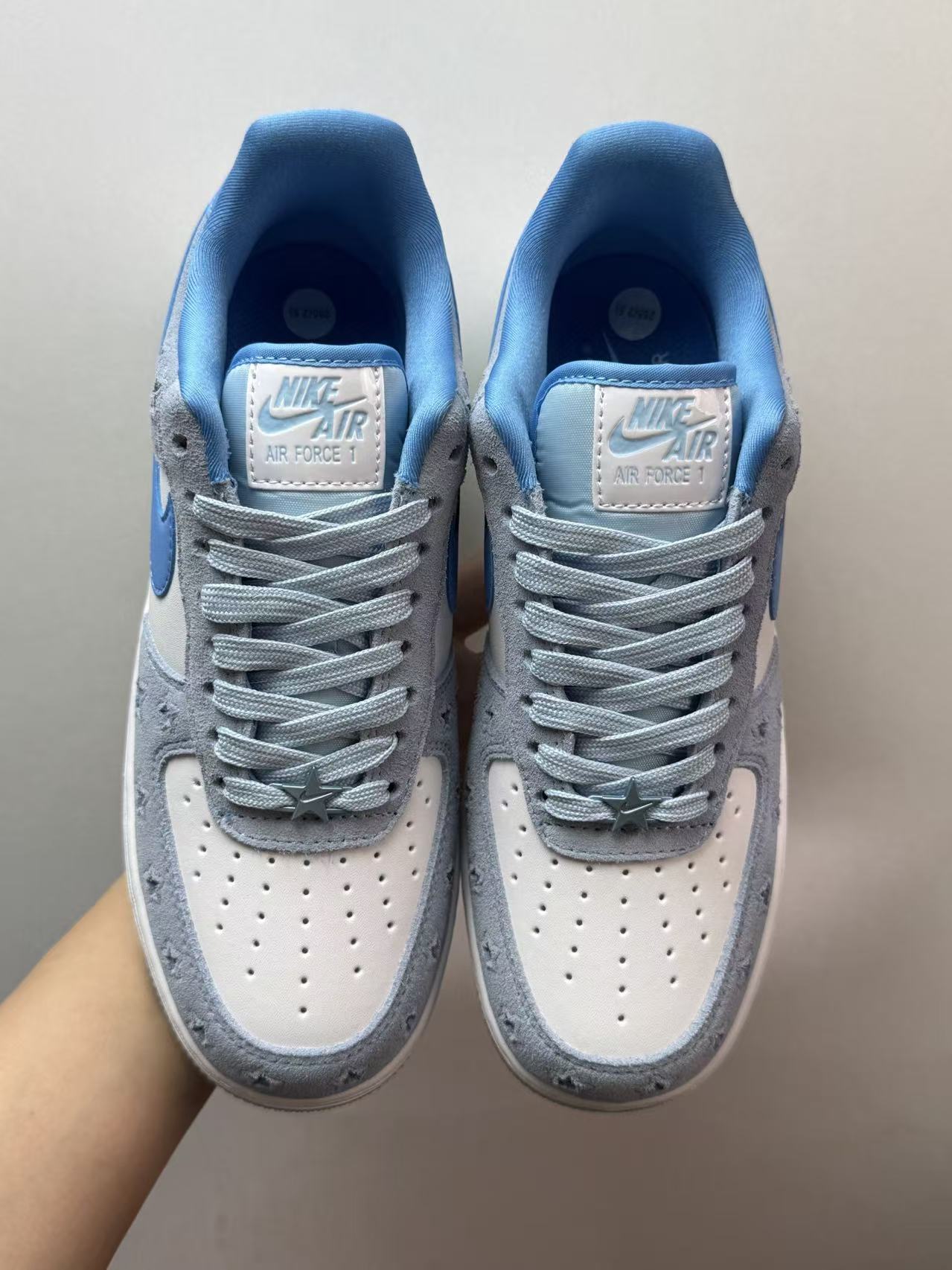 Nike Air Force 1 Low “Starstruck” (Ice Blue) – Celestial Lifestyle Sneaker