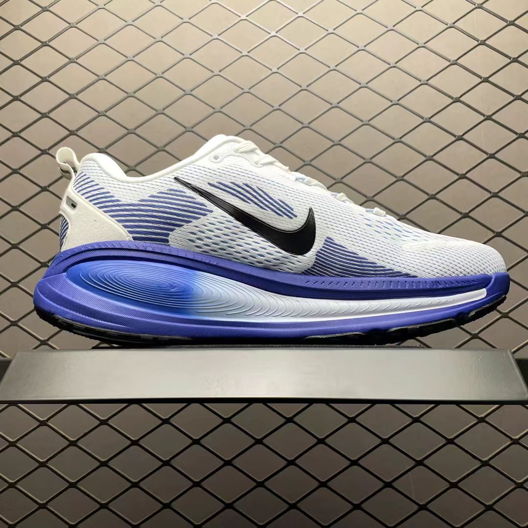 Nike Zoom Vomero in White/Blue: Cloudburst Performance