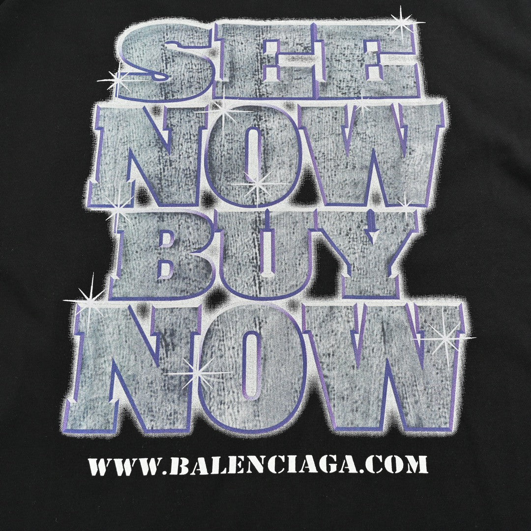 Ba*len*cia*ga t-shirt - text and graphic design