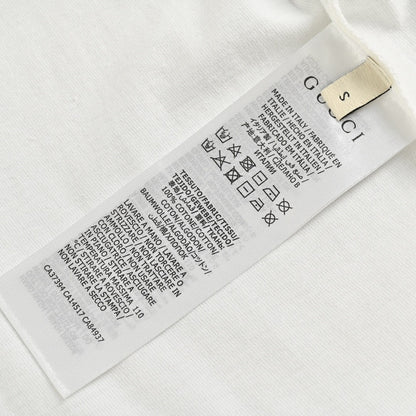 Gucci White T-Shirt with Overlapping Logo