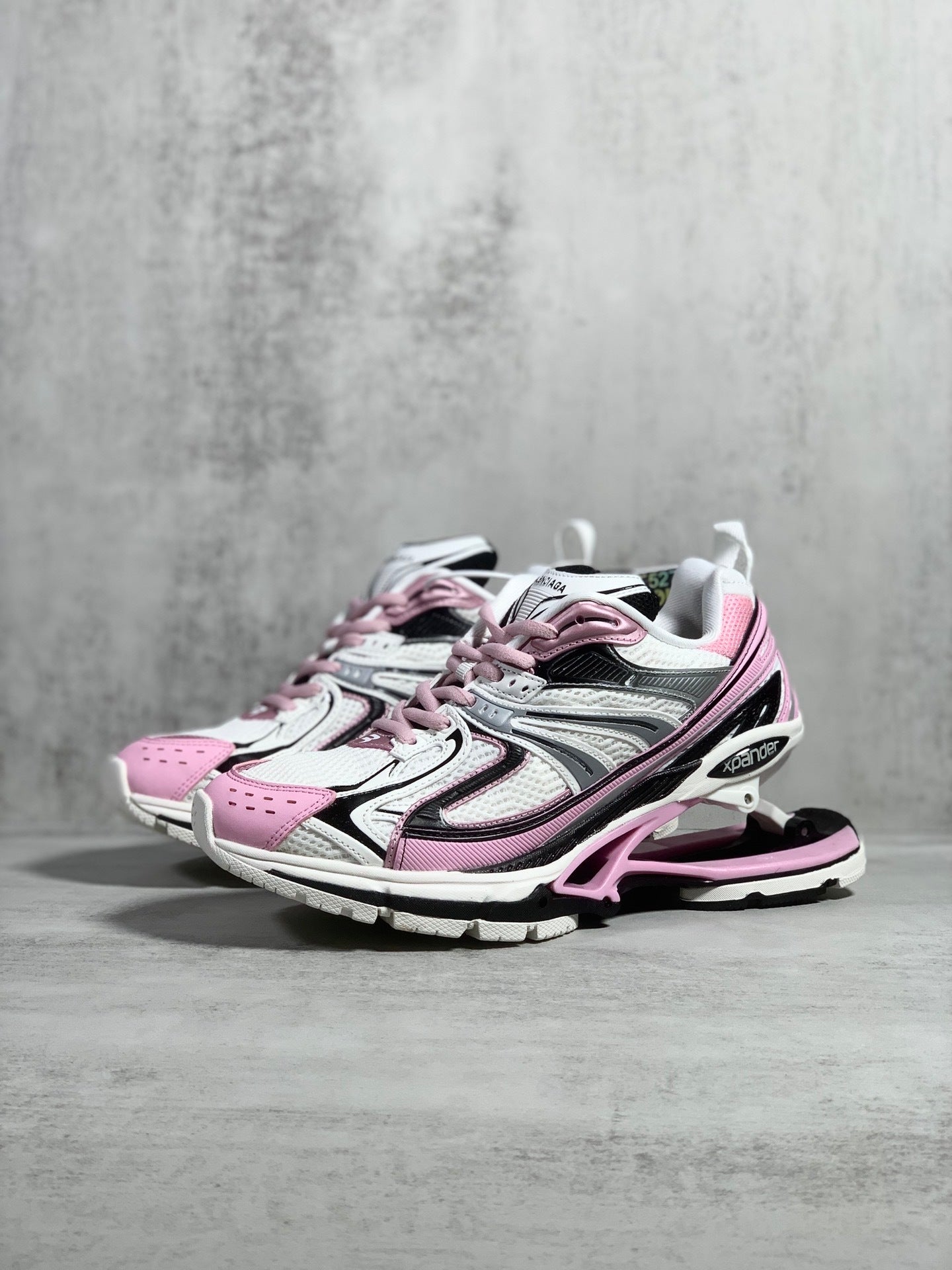 Balenciaga Pink/White Retro Spring Sneaker: Subverted Nostalgia