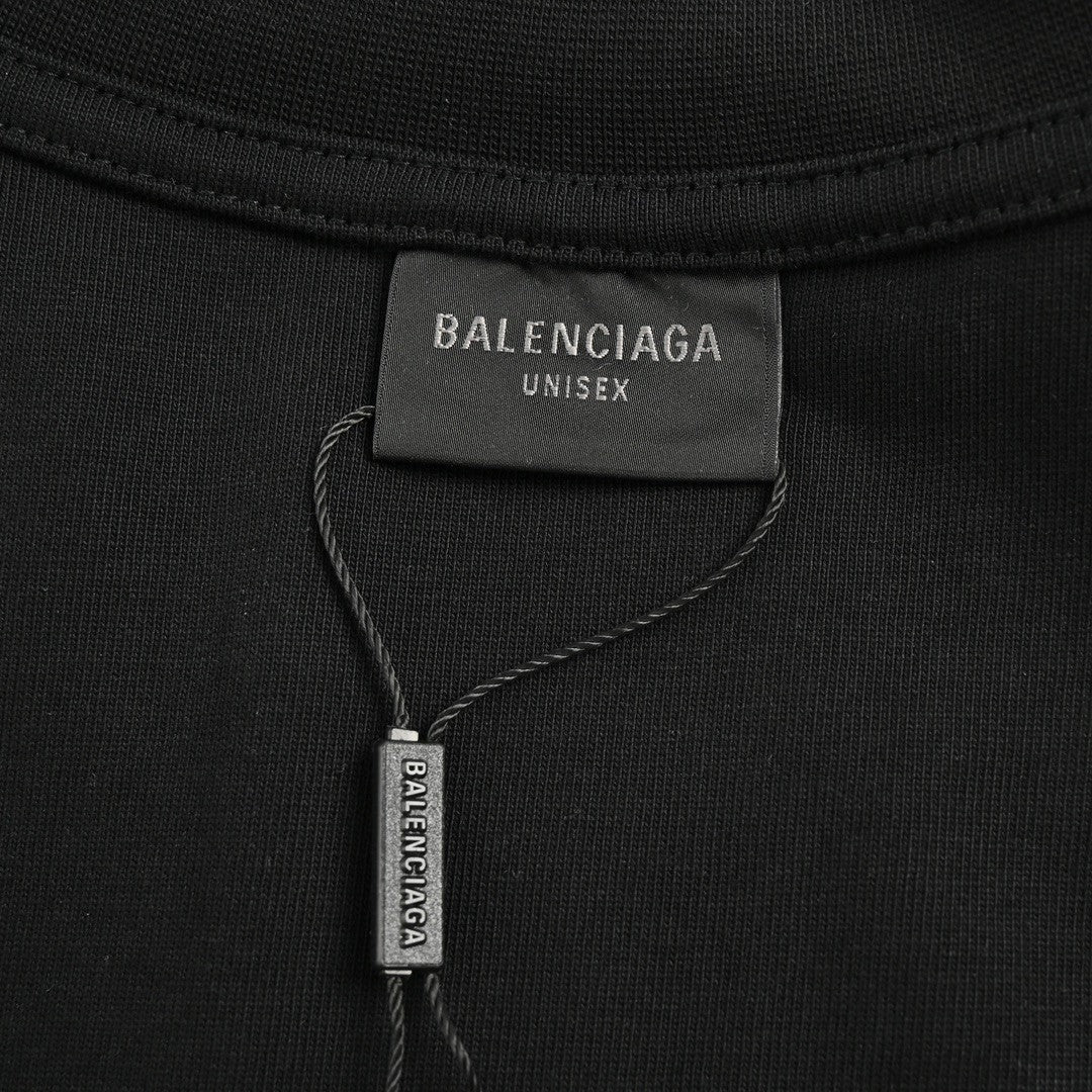 Ba*len*cia*ga t-shirt - text and graphic design