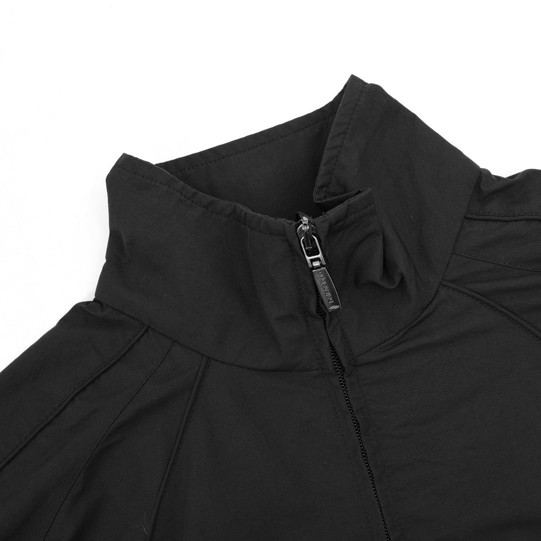 Balenciaga Black Zip-Up Track Jacket