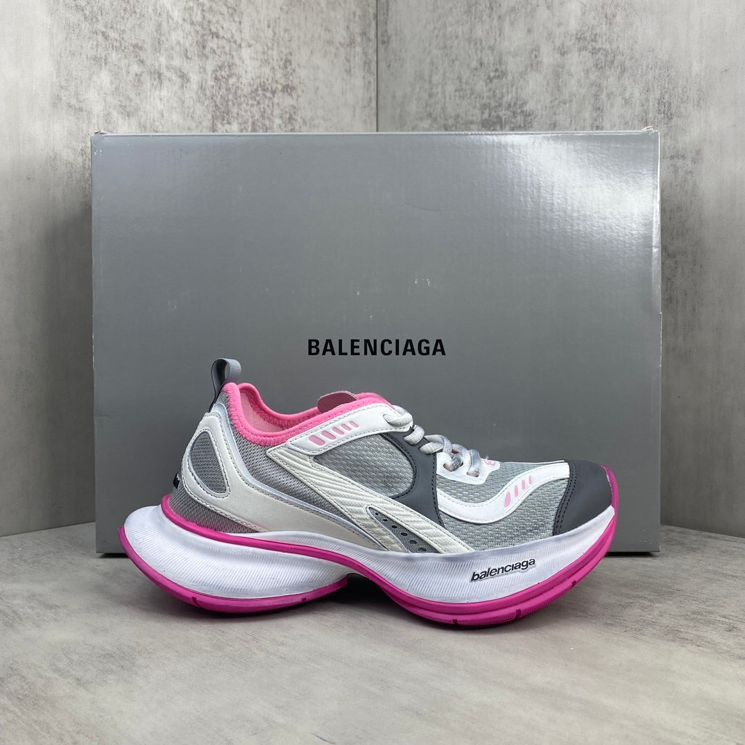 Balenciaga Ventilated Runner in Grey/Pink: Technical Nuance