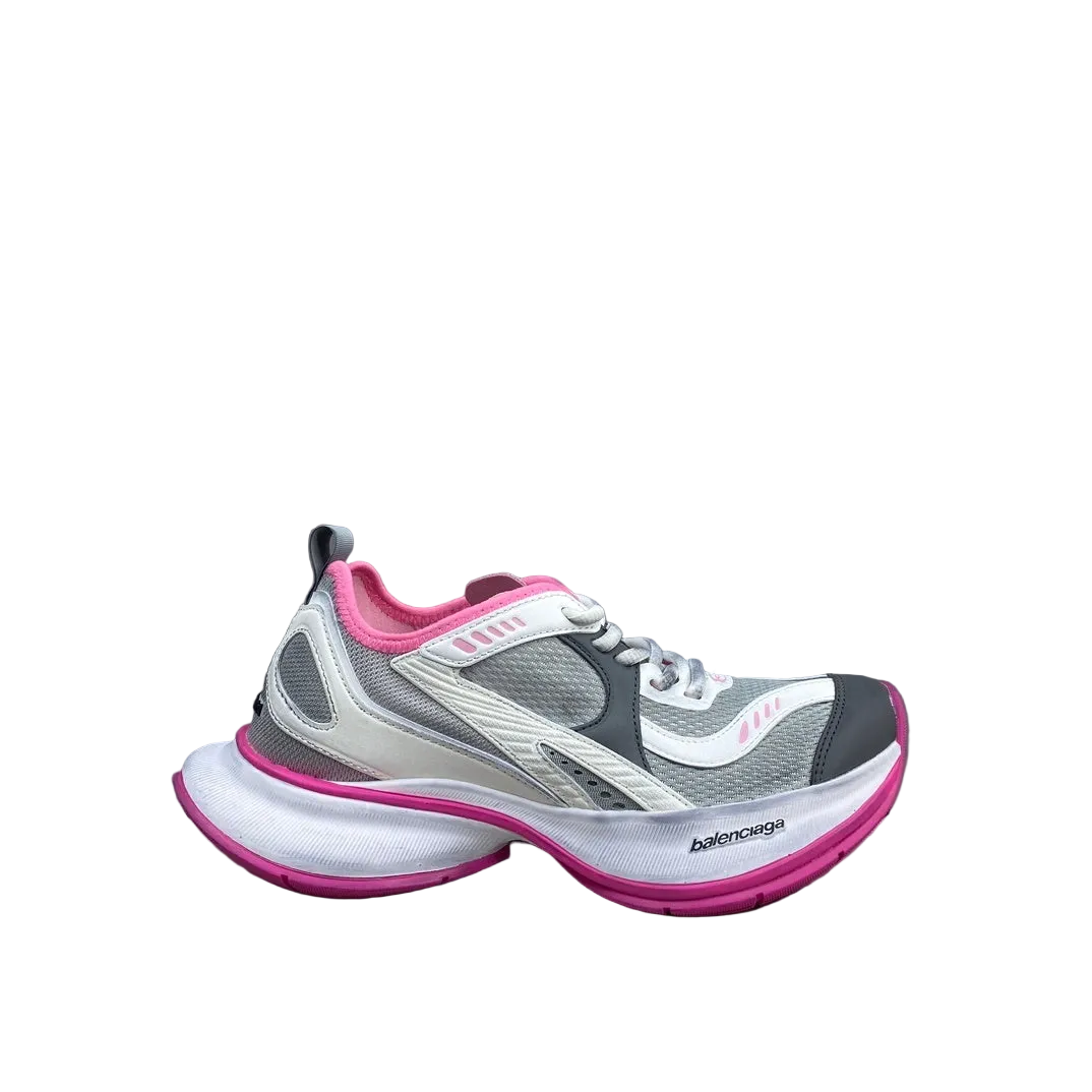 Balenciaga Ventilated Runner in Grey/Pink: Technical Nuance